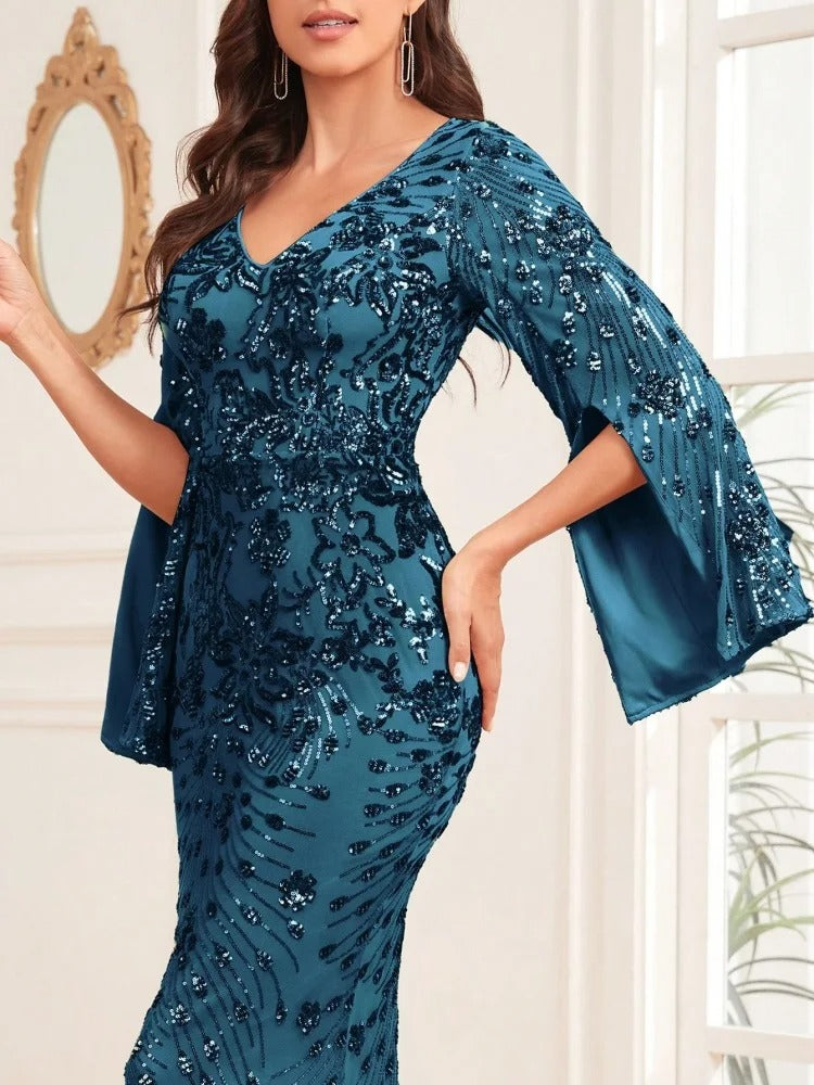 Mermaid Sequins Dress - N064