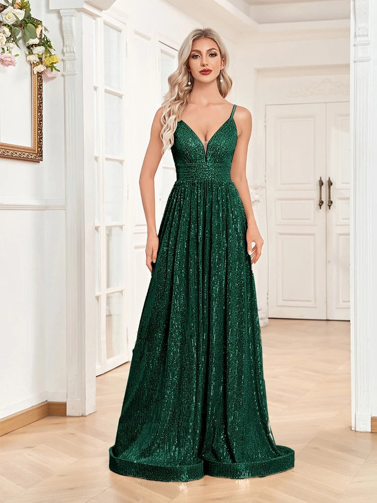 Sequins Evening Dress - N074