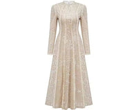 Embroidery pleated   - N425
