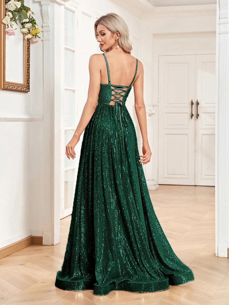 Sequins Evening Dress - N074