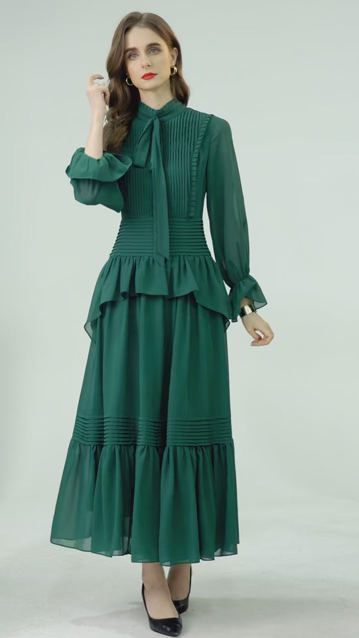 Ruffle Grace Gown - N214