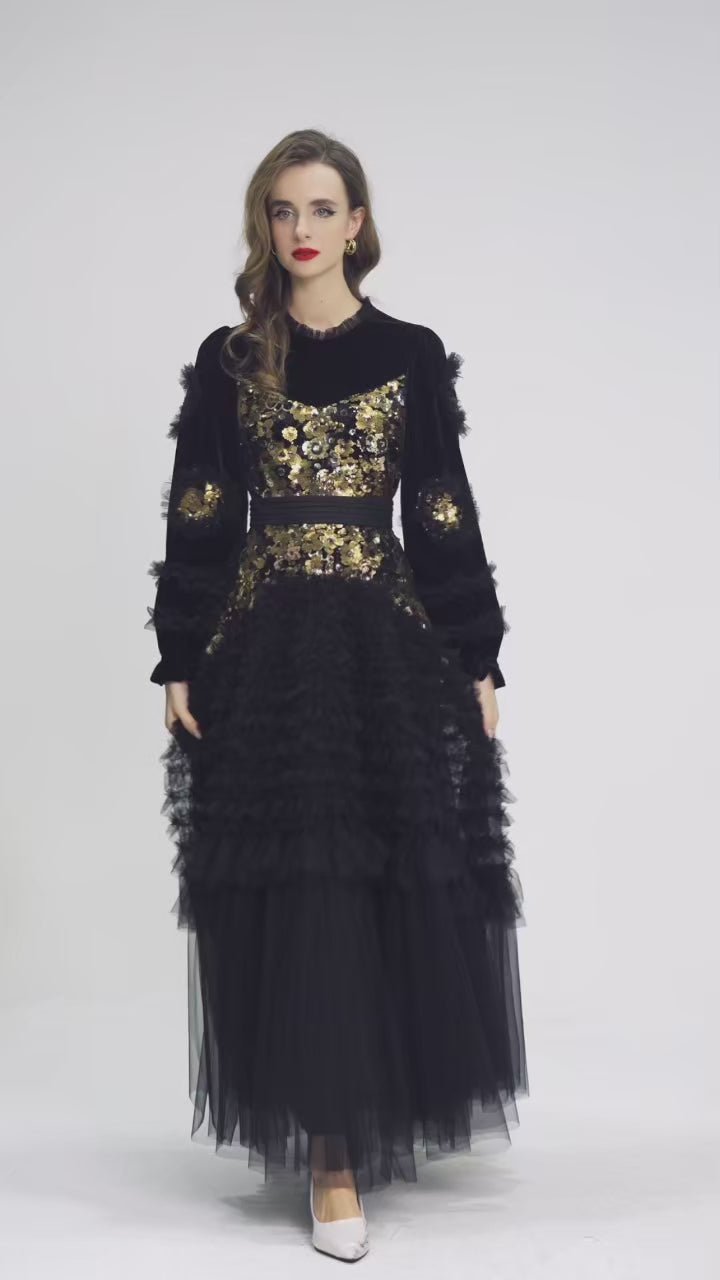 Sequins Velvet - N398